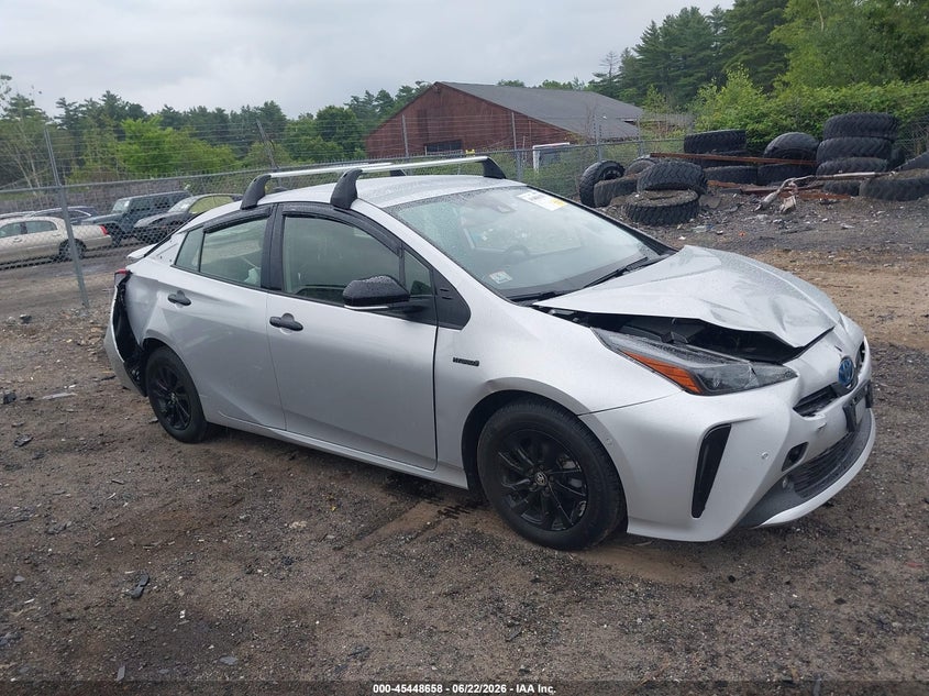 2022 Toyota Prius VIN JTDL9MFU6N3036575 IAAI salvage auction — REAR END, Salvage (Massachusetts), sold $1,150 on 2026-07-24 (photo 1)
