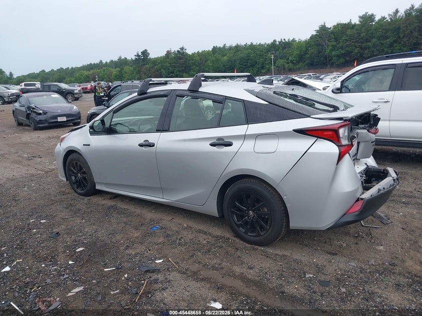 2022 Toyota Prius VIN JTDL9MFU6N3036575 IAAI salvage auction — REAR END, Salvage (Massachusetts), sold $1,150 on 2026-07-24 (photo 3)