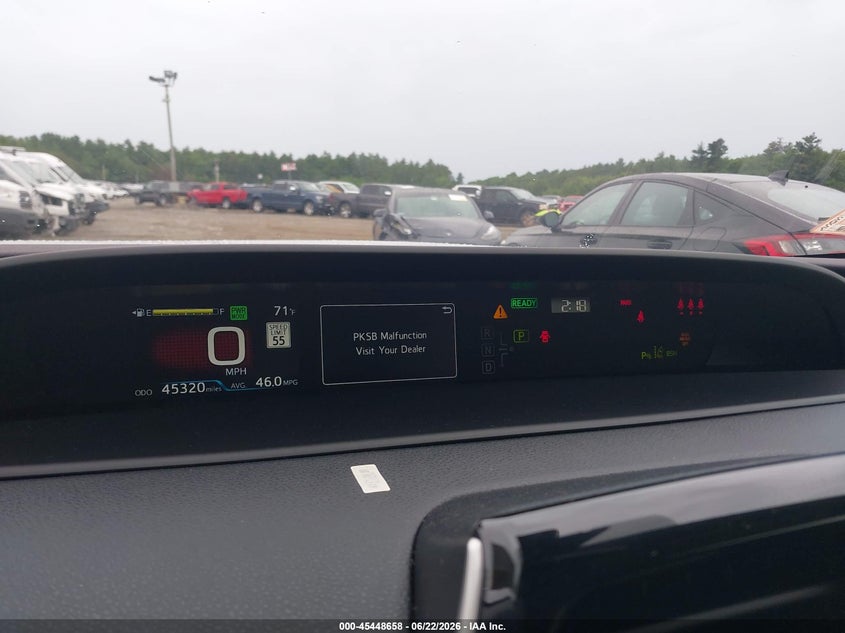2022 Toyota Prius VIN JTDL9MFU6N3036575 IAAI salvage auction — REAR END, Salvage (Massachusetts), sold $1,150 on 2026-07-24 (photo 7)