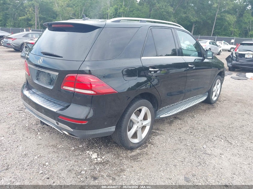 2017 Mercedes-benz Gle VIN 4JGDA5JB6HA865620 IAAI salvage auction — RIGHT FRONT, Clear (South Carolina), sold $6,000 on 2026-07-19 (photo 4)
