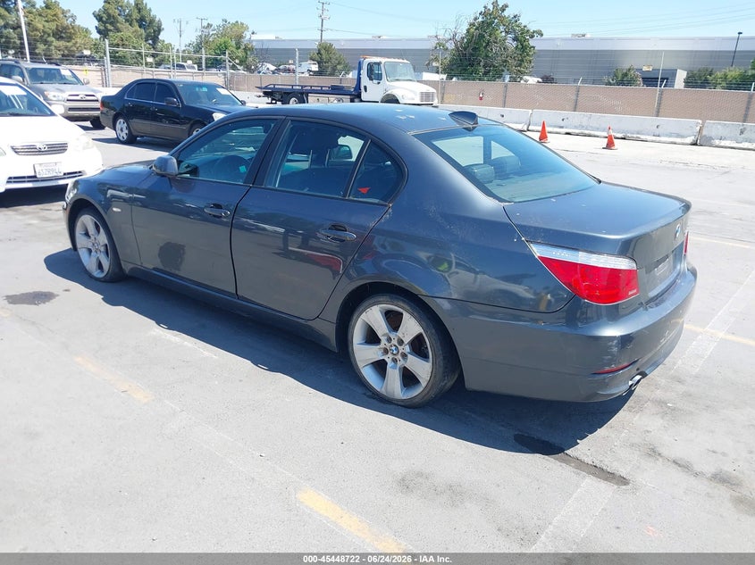 2008 BMW 5 series VIN WBANV93508CZ67217 IAAI salvage auction — NORMAL WEAR, Clear (Florida), sold $25 on 2026-07-27 (photo 3)