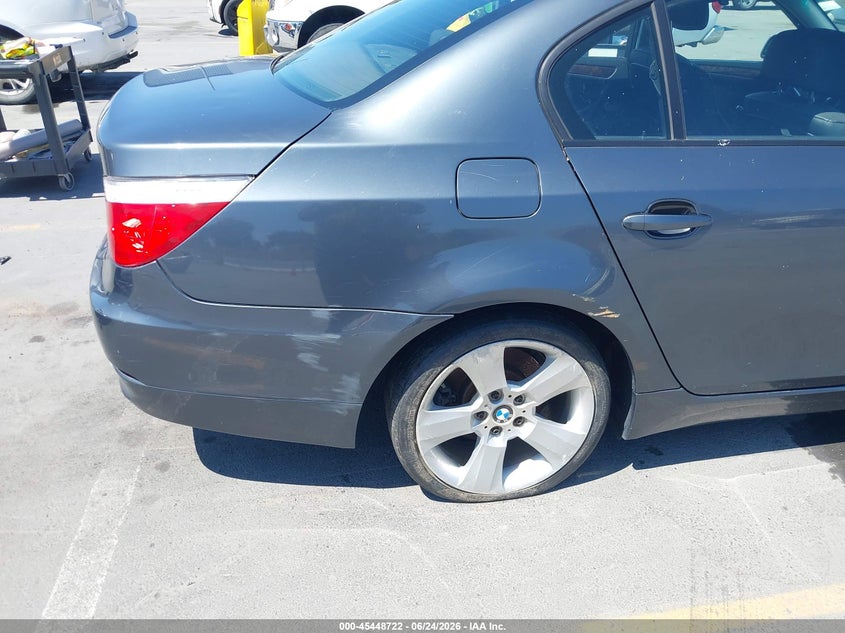 2008 BMW 5 series VIN WBANV93508CZ67217 IAAI salvage auction — NORMAL WEAR, Clear (Florida), sold $25 on 2026-07-27 (photo 6)