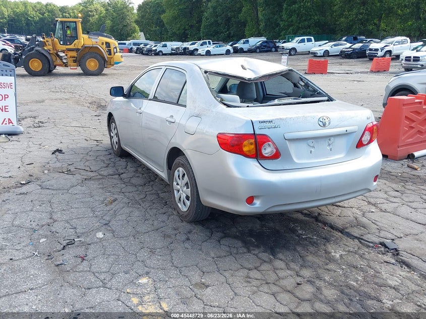 2009 Toyota Corolla VIN JTDBL40E599072582 IAAI salvage auction — ROOF, Salvage (Georgia), sold $1,850 on 2026-07-29 (photo 3)