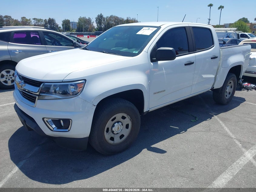 2017 Chevrolet Colorado VIN 1GCGSBEN4H1186754 IAAI salvage auction — REAR END, Salvage (California), sold $7,150 on 2026-07-09 (photo 2)