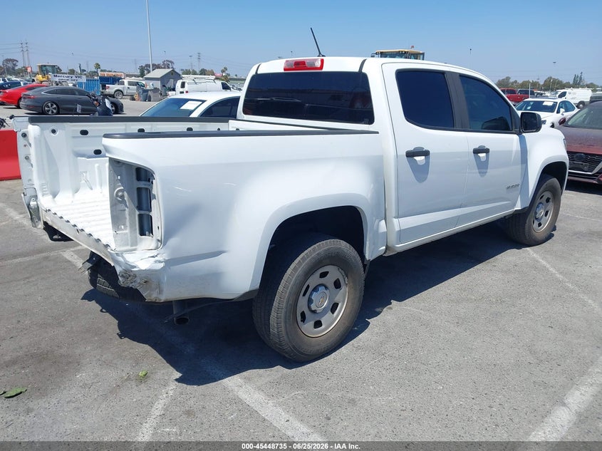 2017 Chevrolet Colorado VIN 1GCGSBEN4H1186754 IAAI salvage auction — REAR END, Salvage (California), sold $7,150 on 2026-07-09 (photo 4)