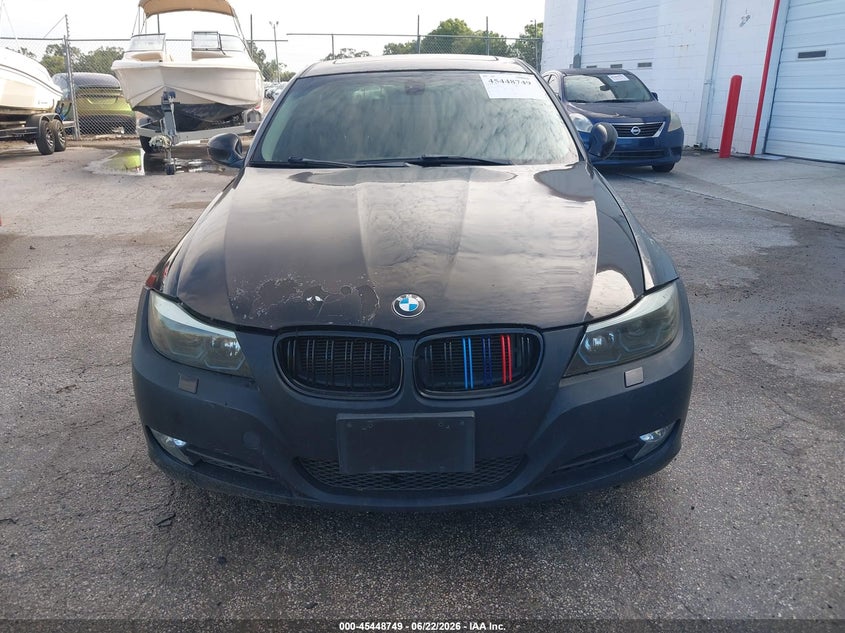 2011 BMW 3 series VIN WBAPK5C54BA658458 IAAI salvage auction — ENGINE DAMAGE, Clear (Florida), sold $275 on 2026-07-15 (photo 6)