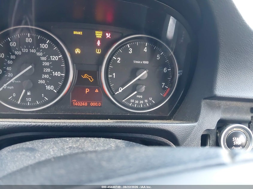 2011 BMW 3 series VIN WBAPK5C54BA658458 IAAI salvage auction — ENGINE DAMAGE, Clear (Florida), sold $275 on 2026-07-15 (photo 7)