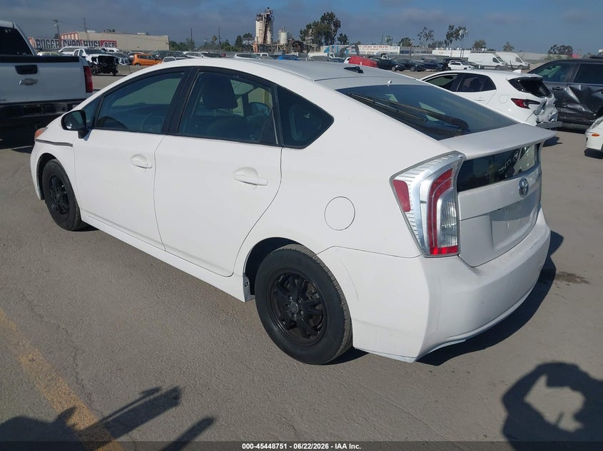 2012 Toyota Prius VIN JTDKN3DU2C5408239 IAAI salvage auction — RIGHT SIDE, Salvage (California), sold $1,550 on 2026-07-15 (photo 3)