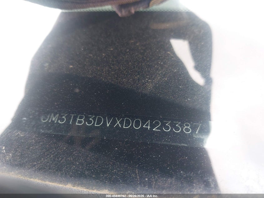 2013 Mazda Cx-9 VIN JM3TB3DVXD0423387 IAAI salvage auction — RIGHT SIDE, Bill Of Sale (Washington), sold $325 on 2026-07-28 (photo 9)