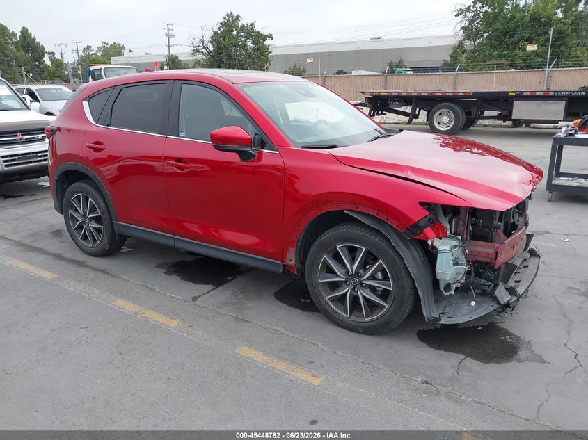 2018 Mazda Cx-5 VIN JM3KFADM6J0302864 IAAI salvage auction — FRONT END, Salvage Title, sold $3,750 on 2026-07-13 (photo 1)