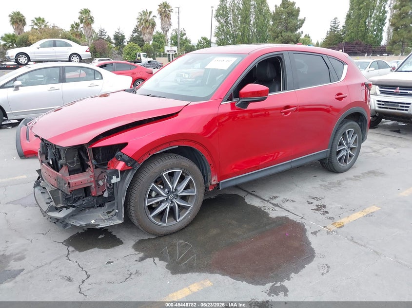 2018 Mazda Cx-5 VIN JM3KFADM6J0302864 IAAI salvage auction — FRONT END, Salvage Title, sold $3,750 on 2026-07-13 (photo 2)