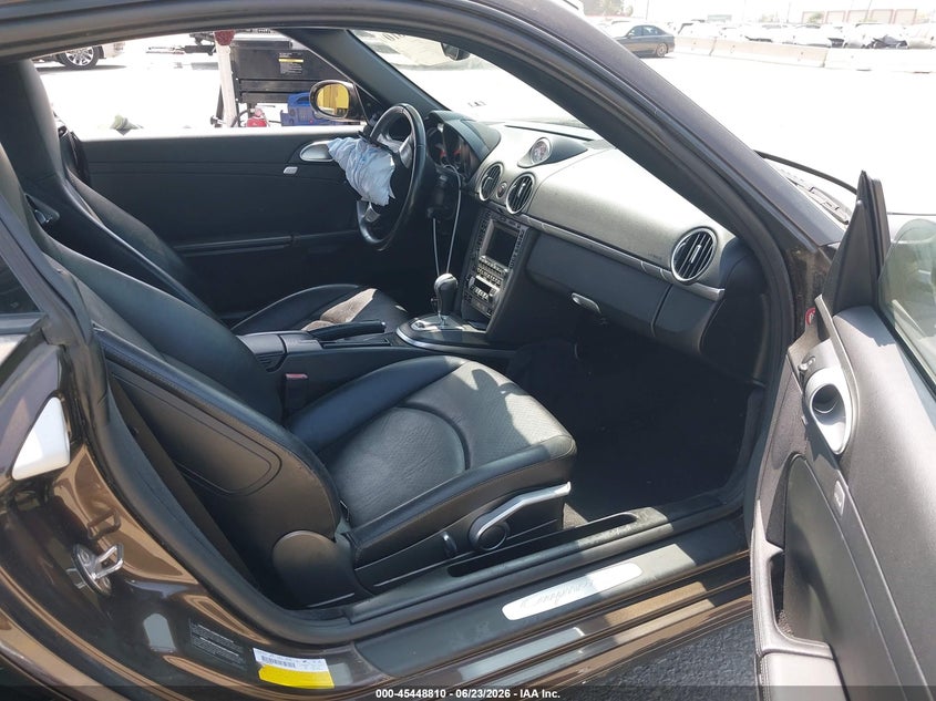 2008 Porsche Cayman VIN WP0AB29828U780722 IAAI salvage auction — LEFT FRONT, Salvage (California), sold $7,000 on 2026-07-29 (photo 5)