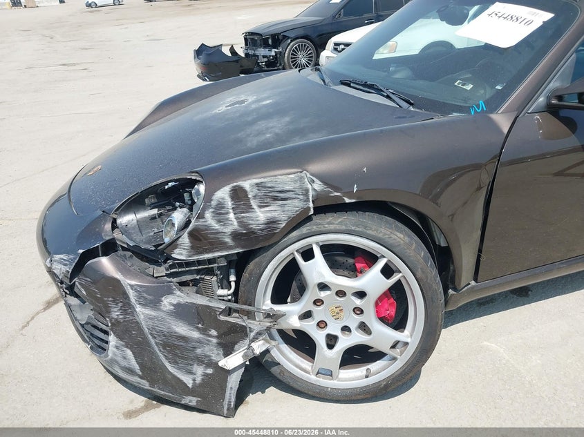 2008 Porsche Cayman VIN WP0AB29828U780722 IAAI salvage auction — LEFT FRONT, Salvage (California), sold $7,000 on 2026-07-29 (photo 6)