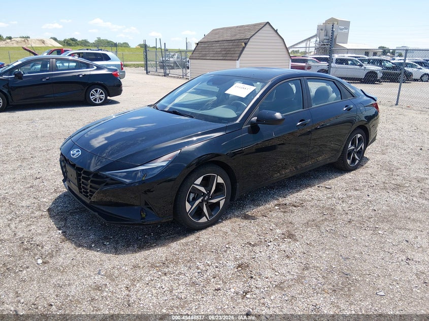 2023 Hyundai Elantra VIN KMHLS4AGXPU409664 IAAI salvage auction — STORM DAMAGE, Salvage (Illinois), sold $2,350 on 2026-07-29 (photo 2)