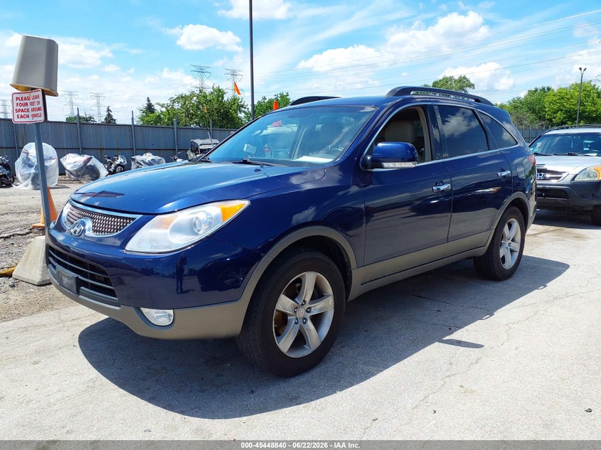 2008 Hyundai Veracruz VIN KM8NU13C88U038968 IAAI salvage auction — NORMAL WEAR, Clear (Illinois), sold $1,125 on 2026-07-27 (photo 2)