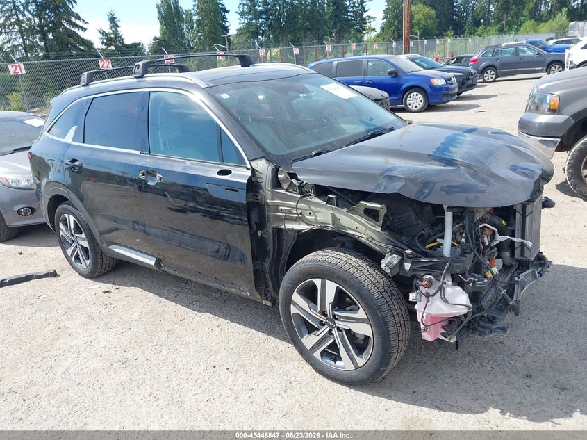 2022 Kia Sorento VIN KNDRMDLHXN5087680 IAAI salvage auction — FRONT END, Bill Of Sale (Washington), sold $9,525 on 2026-07-29 (photo 1)
