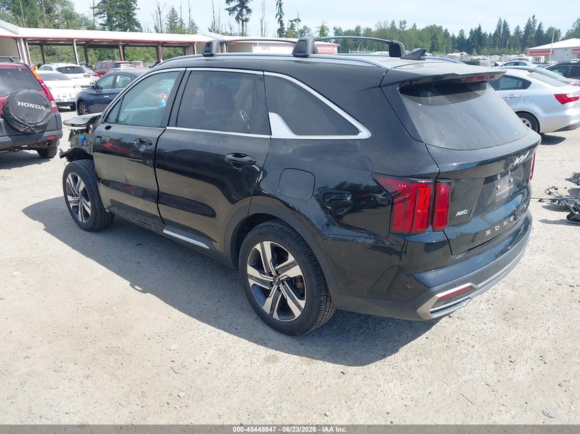 2022 Kia Sorento VIN KNDRMDLHXN5087680 IAAI salvage auction — FRONT END, Bill Of Sale (Washington), sold $9,525 on 2026-07-29 (photo 3)