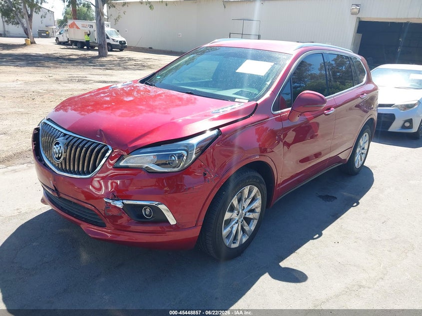 2017 Buick Envision VIN LRBFXBSA6HD242091 IAAI salvage auction — FRONT END, Salvage (California), sold $1,250 on 2026-07-14 (photo 2)