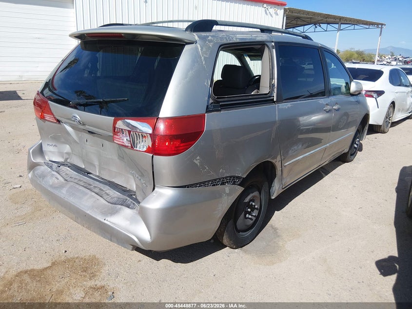 2004 Toyota Sienna VIN 5TDZA22C44S145861 IAAI salvage auction — REAR END, Salvage (Arizona), sold $650 on 2026-07-23 (photo 4)