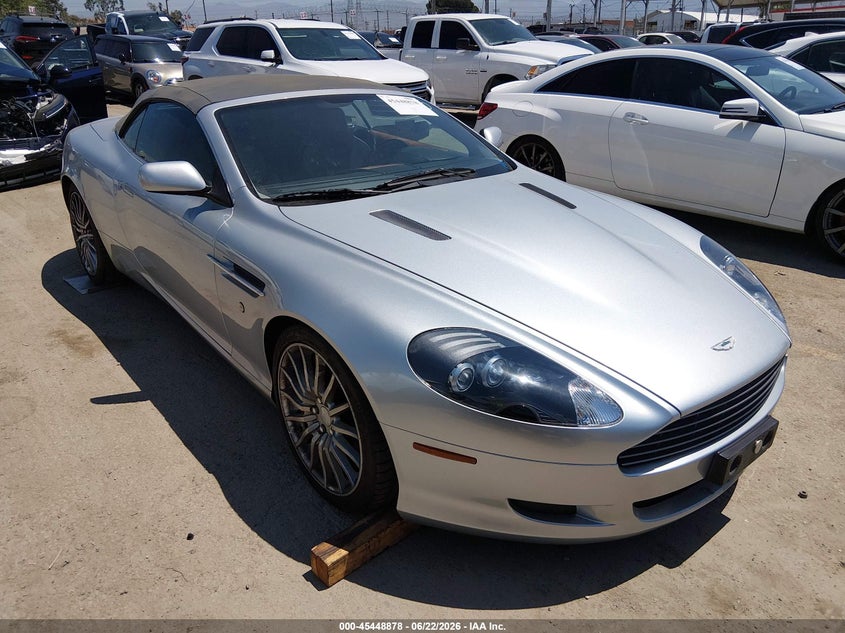 2006 Aston martin Db9 VIN SCFAD02A26GB05268 IAAI salvage auction — ELECTRICAL, Salvage (California), sold $18,050 on 2026-07-13 (photo 1)
