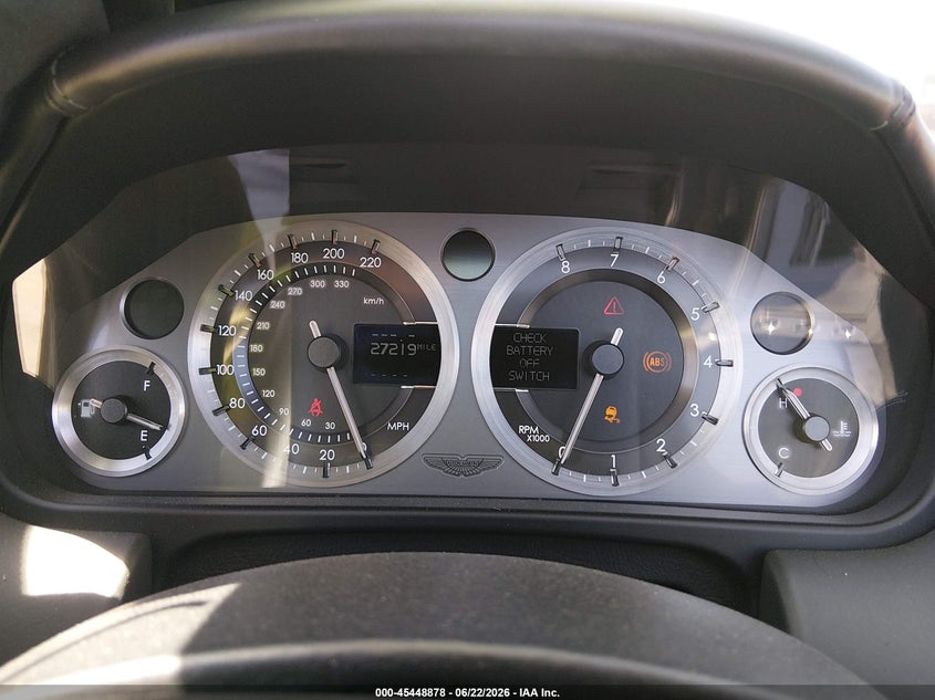 2006 Aston martin Db9 VIN SCFAD02A26GB05268 IAAI salvage auction — ELECTRICAL, Salvage (California), sold $18,050 on 2026-07-13 (photo 7)