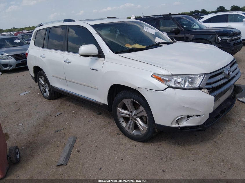 2011 Toyota Highlander VIN 5TDDK3EH7BS068792 IAAI salvage auction — FRONT END, Salvage (Texas), sold $2,800 on 2026-07-21 (photo 1)