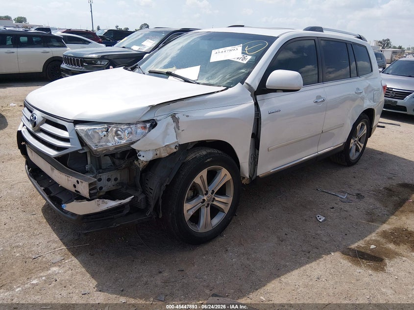 2011 Toyota Highlander VIN 5TDDK3EH7BS068792 IAAI salvage auction — FRONT END, Salvage (Texas), sold $2,800 on 2026-07-21 (photo 2)