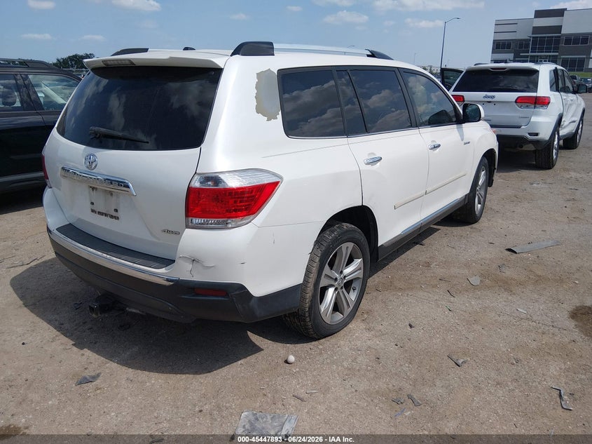 2011 Toyota Highlander VIN 5TDDK3EH7BS068792 IAAI salvage auction — FRONT END, Salvage (Texas), sold $2,800 on 2026-07-21 (photo 4)