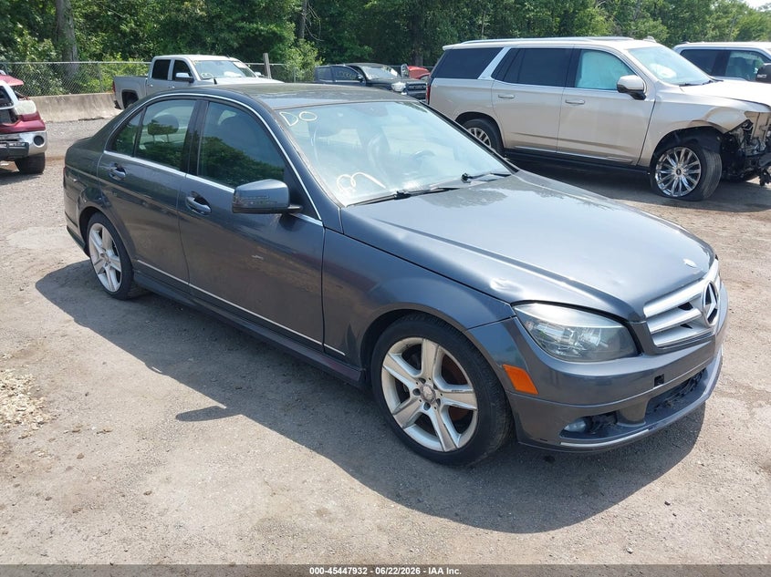 2011 Mercedes-benz C class VIN WDDGF5EB9BA508779 IAAI salvage auction — NORMAL WEAR, Clear (Maryland), sold $600 on 2026-07-08 (photo 1)