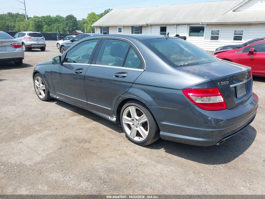2011 Mercedes-benz C class VIN WDDGF5EB9BA508779 IAAI salvage auction — NORMAL WEAR, Clear (Maryland), sold $600 on 2026-07-08 (photo 3)