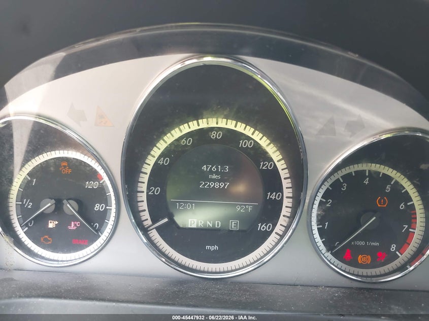 2011 Mercedes-benz C class VIN WDDGF5EB9BA508779 IAAI salvage auction — NORMAL WEAR, Clear (Maryland), sold $600 on 2026-07-08 (photo 7)