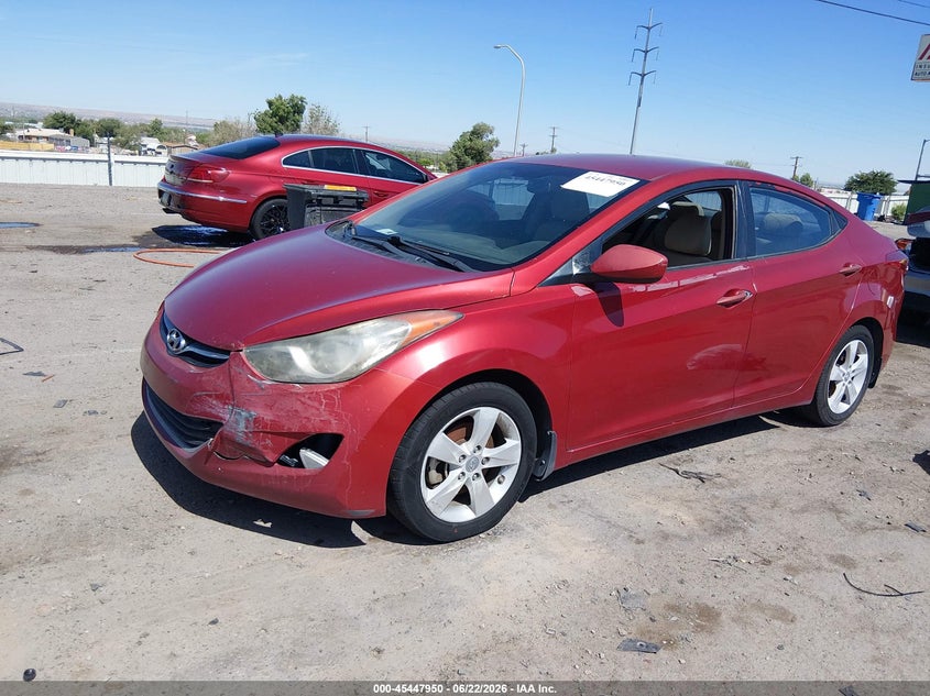 2013 Hyundai Elantra VIN KMHDH4AE8DU750588 IAAI salvage auction — ELECTRICAL, Clear (New Mexico), sold $750 on 2026-07-27 (photo 6)