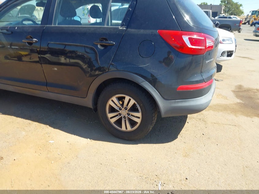 2011 Kia Sportage VIN KNDPB3A28B7013924 IAAI salvage auction — NORMAL WEAR, Clear - Dealer Only (California), sold $775 on 2026-07-08 (photo 6)