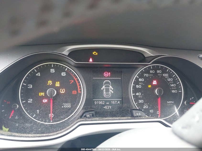 2015 Audi A4 VIN WAUHFAFL8FN038657 IAAI salvage auction — FRONT END, Clear (Massachusetts), sold $475 on 2026-07-17 (photo 7)