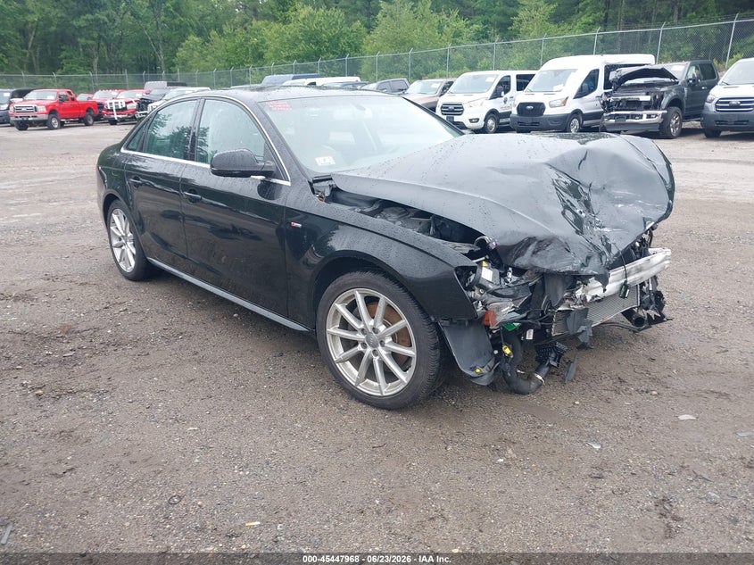 2015 Audi A4 VIN WAUHFAFL8FN038657 IAAI salvage auction — FRONT END, Clear (Massachusetts), sold $475 on 2026-07-17 (photo 1)
