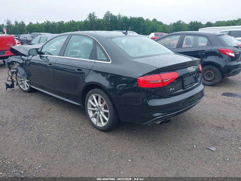 2015 Audi A4 VIN WAUHFAFL8FN038657 IAAI salvage auction — FRONT END, Clear (Massachusetts), sold $475 on 2026-07-17 (photo 3)
