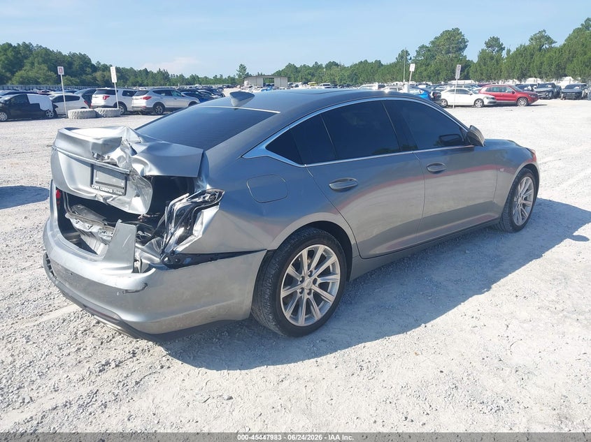 2024 Cadillac Ct5 VIN 1G6DW5RK5R0119826 IAAI salvage auction — REAR END, Salvage Title, sold $5,500 on 2026-07-29 (photo 4)