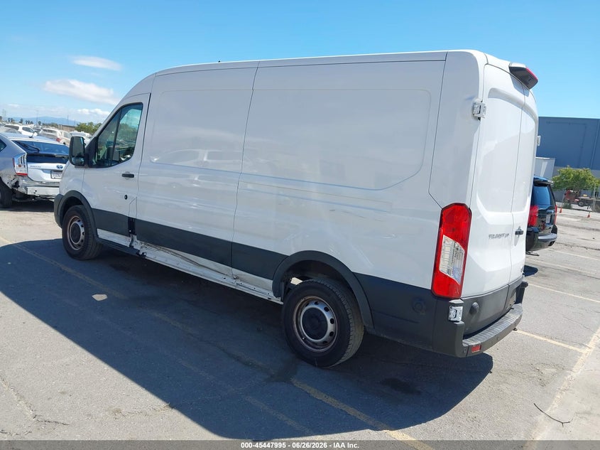 2024 Ford Transit VIN 1FTBR1C86RKA11382 IAAI salvage auction — LEFT SIDE, Salvage Title, sold $22,300 on 2026-08-17 (photo 3)