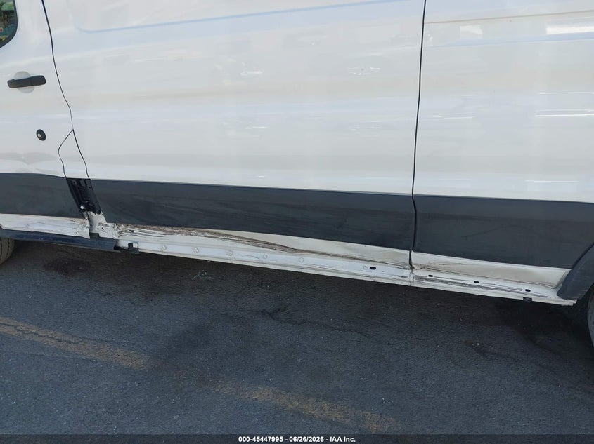 2024 Ford Transit VIN 1FTBR1C86RKA11382 IAAI salvage auction — LEFT SIDE, Salvage Title, sold $22,300 on 2026-08-17 (photo 6)