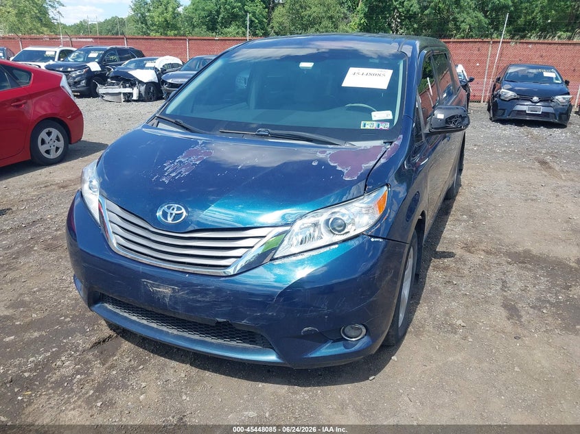 2011 Toyota Sienna VIN 5TDKA3DC7BS007748 IAAI salvage auction — NORMAL WEAR, Clear (New York), sold $1,150 on 2026-07-08 (photo 6)