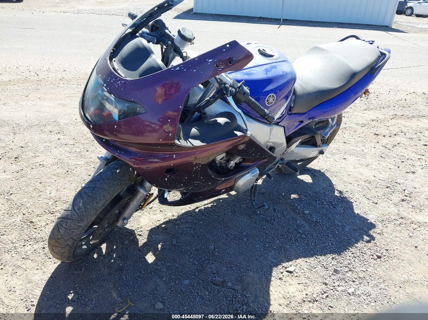 2004 Yamaha Yzf600 VIN JYA5AHE014A043705 IAAI salvage auction — NORMAL WEAR, Salvage (Arizona), sold $125 on 2026-07-28 (photo 2)