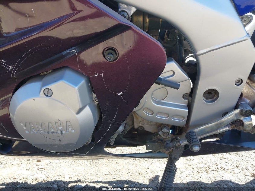 2004 Yamaha Yzf600 VIN JYA5AHE014A043705 IAAI salvage auction — NORMAL WEAR, Salvage (Arizona), sold $125 on 2026-07-28 (photo 9)