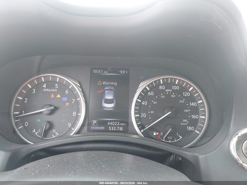 2018 Infiniti Q50 VIN JN1EV7AP3JM364583 IAAI salvage auction — REAR END, Salvage (Texas), sold $2,750 on 2026-07-29 (photo 7)