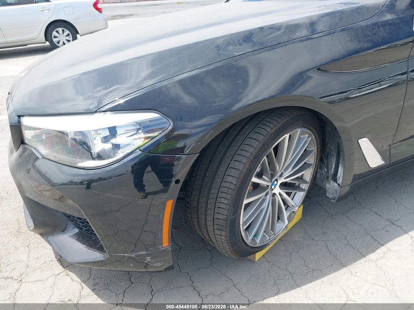 2018 BMW 5er VIN WBAJE5C56JWA97424 IAAI salvage auction — LEFT FRONT, Salvage Title, sold $10,800 on 2026-07-29 (photo 6)