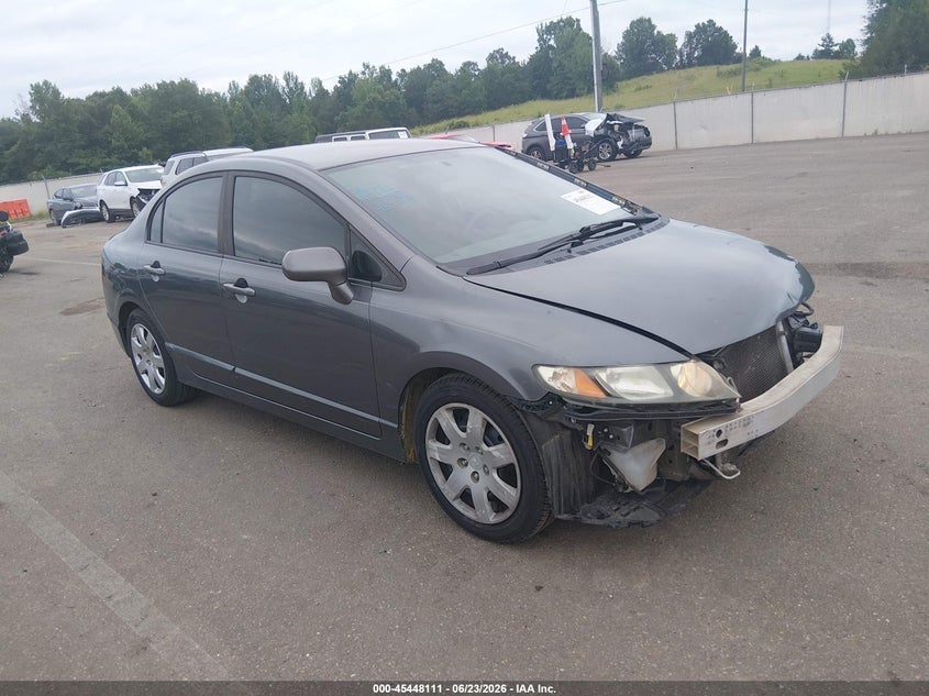 2011 Honda Civic VIN 19XFA1F52BE050148 IAAI salvage auction — FRONT END, Salvage (Mississippi), sold $550 on 2026-07-25 (photo 1)
