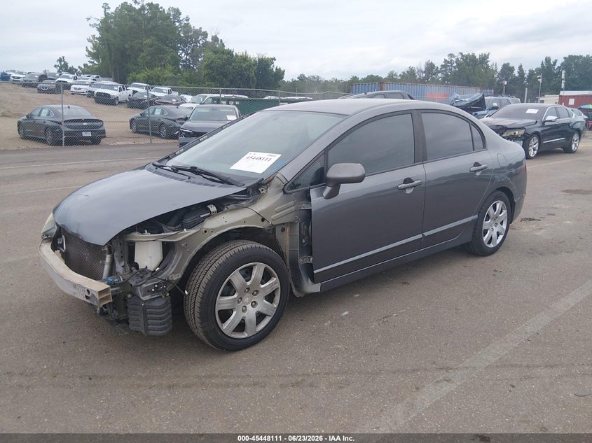 2011 Honda Civic VIN 19XFA1F52BE050148 IAAI salvage auction — FRONT END, Salvage (Mississippi), sold $550 on 2026-07-25 (photo 2)