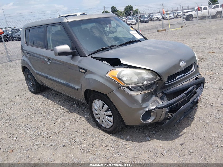 2013 Kia Soul VIN KNDJT2A52D7633095 IAAI salvage auction — FRONT END, Clear (Arkansas), sold $800 on 2026-07-29 (photo 1)