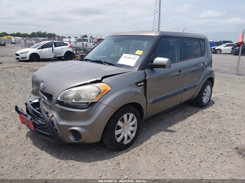 2013 Kia Soul VIN KNDJT2A52D7633095 IAAI salvage auction — FRONT END, Clear (Arkansas), sold $800 on 2026-07-29 (photo 2)