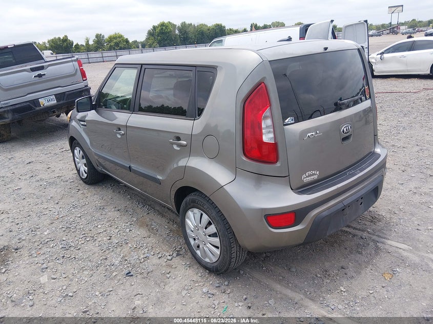 2013 Kia Soul VIN KNDJT2A52D7633095 IAAI salvage auction — FRONT END, Clear (Arkansas), sold $800 on 2026-07-29 (photo 3)