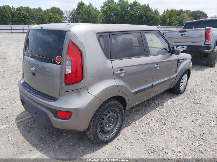 2013 Kia Soul VIN KNDJT2A52D7633095 IAAI salvage auction — FRONT END, Clear (Arkansas), sold $800 on 2026-07-29 (photo 4)